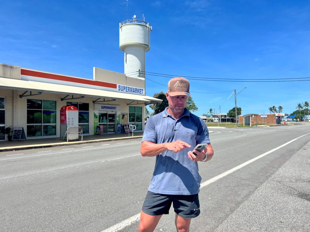 Hinchinbrook MP and KAP Deputy Leader, Nick Dametto at Forrest Beach.